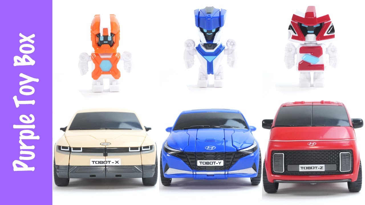 신형 또봇XYZ 3종🚗 아이오닉5 가 로봇으로 변신 Tobot Transformer