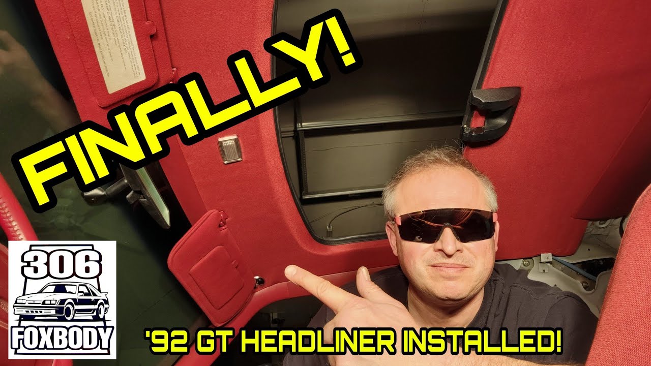 1992 MUSTANG GT UPDATE!  NEW HEADLINER & SUNROOF INSTALLED! - 306 Foxbody