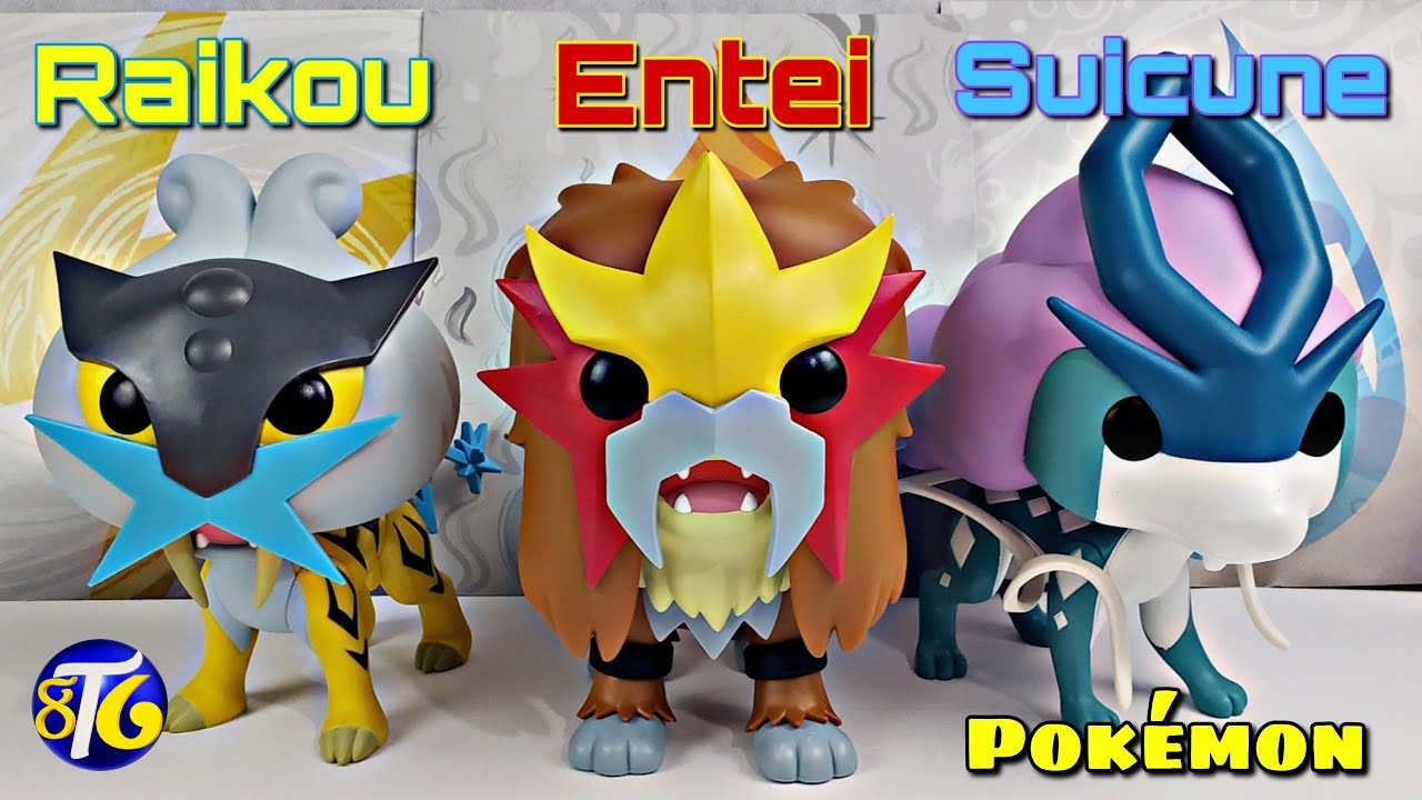 Unboxing/Review Funko Pop!: Raikou, Entei, &  Suicune
