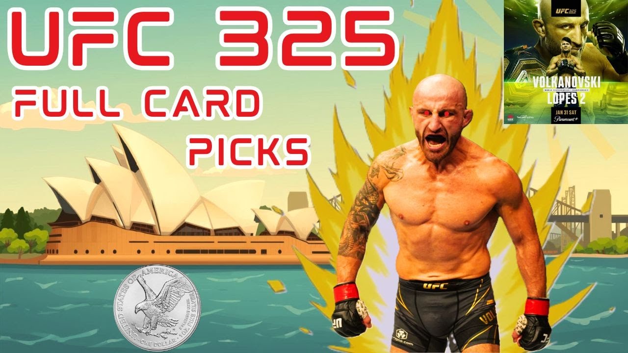 UFC 325 Volkanovski vs Lopes 2 FULL CARD Picks