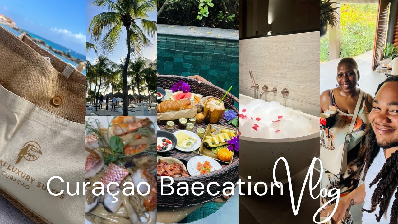 CURAÇAO BAECATION | Kontiki Resort + Floating Breakfast + Cabana Beach + KFC + More | The Bonnicks