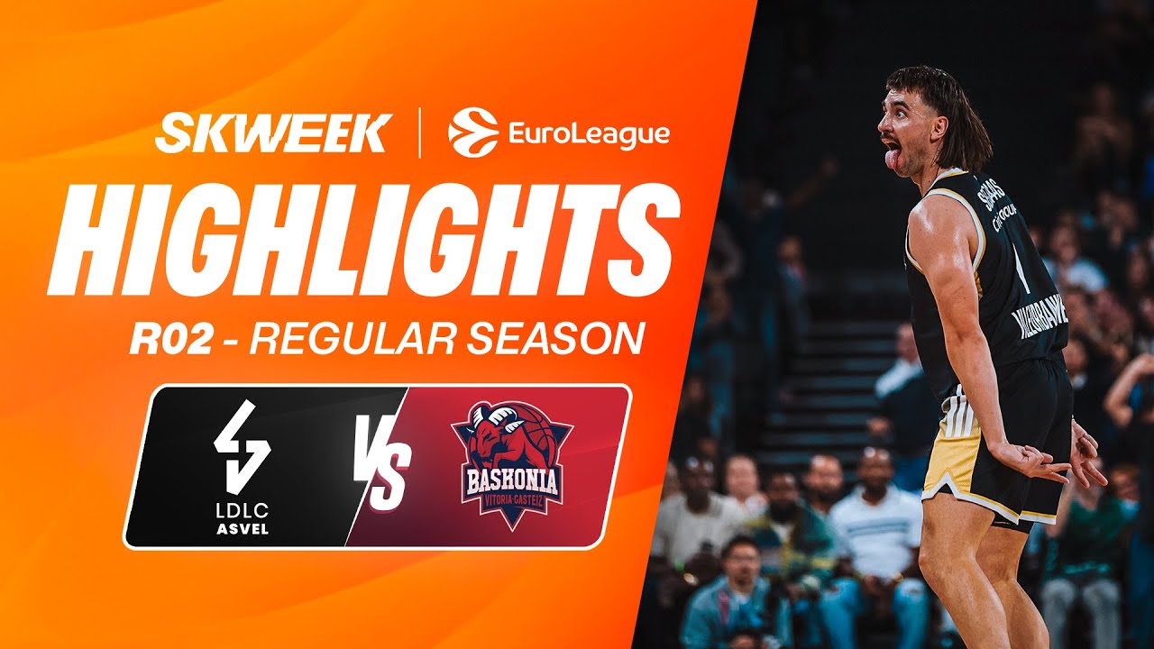FIRST WIN FOR ASVEL THIS SEASON ? ASVEL VS BASKONIA - HIGHLIGHTS - EUROLEAGUE R2