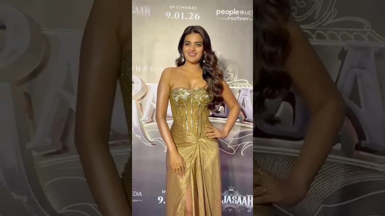#niddhiagerwal Song Launch Of Pan India Film The Raja Saab