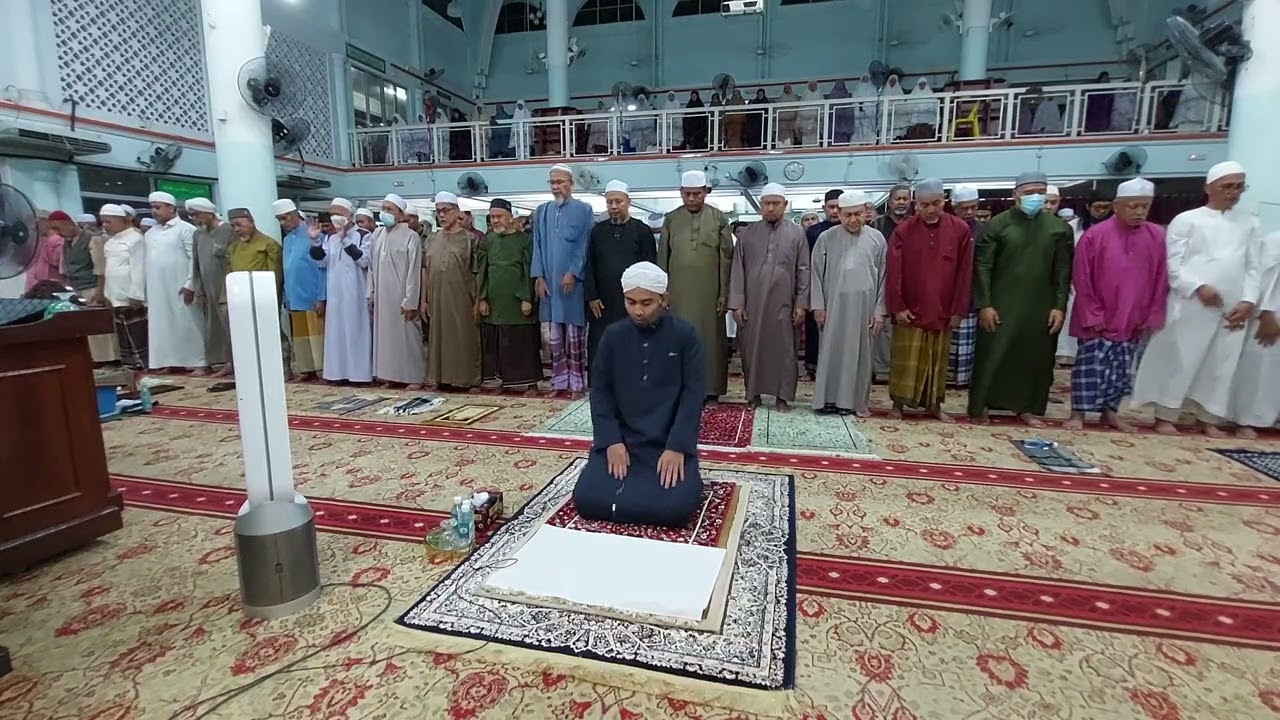 Solat Terawih 18.2.2026 Rabu 1447H. Pimpinan Imam Ustaz Ahmad Nafis BIN Azami