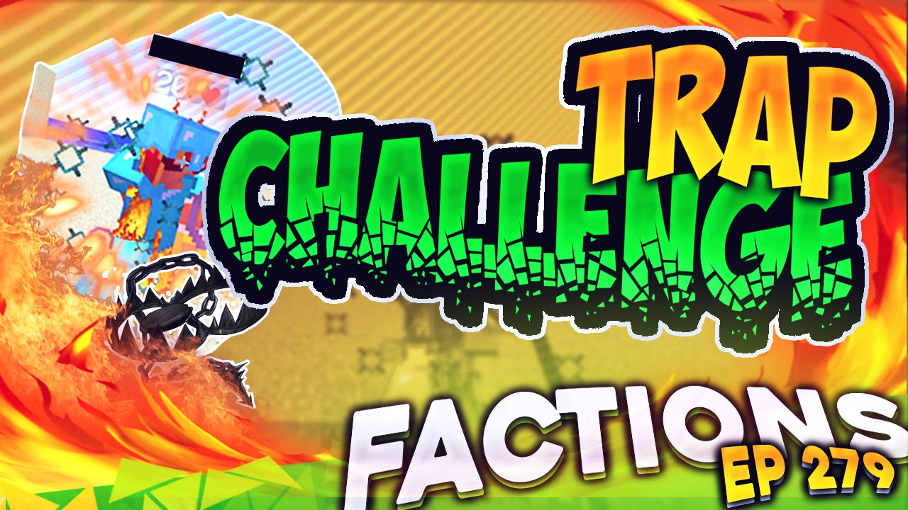 Minecraft Factions #279 - Fall Trap Challenge!  (Minecraft Raiding)