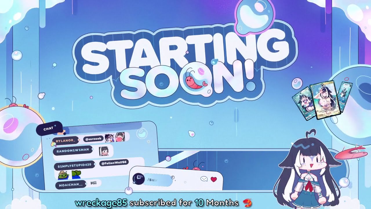 VOD | Ahoy~ Hangout with chat until I disappear for two days! - See you again friday! 🩵🦐 | 9/9/2025