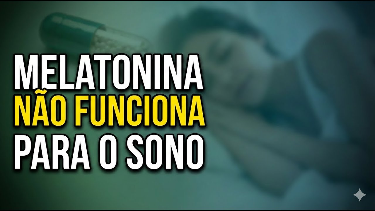 ESTUDOS DEMONSTRAM: Suplemento de MELATONINA NÃO FUNCIONA para Dormir! VEJA OS FATOS