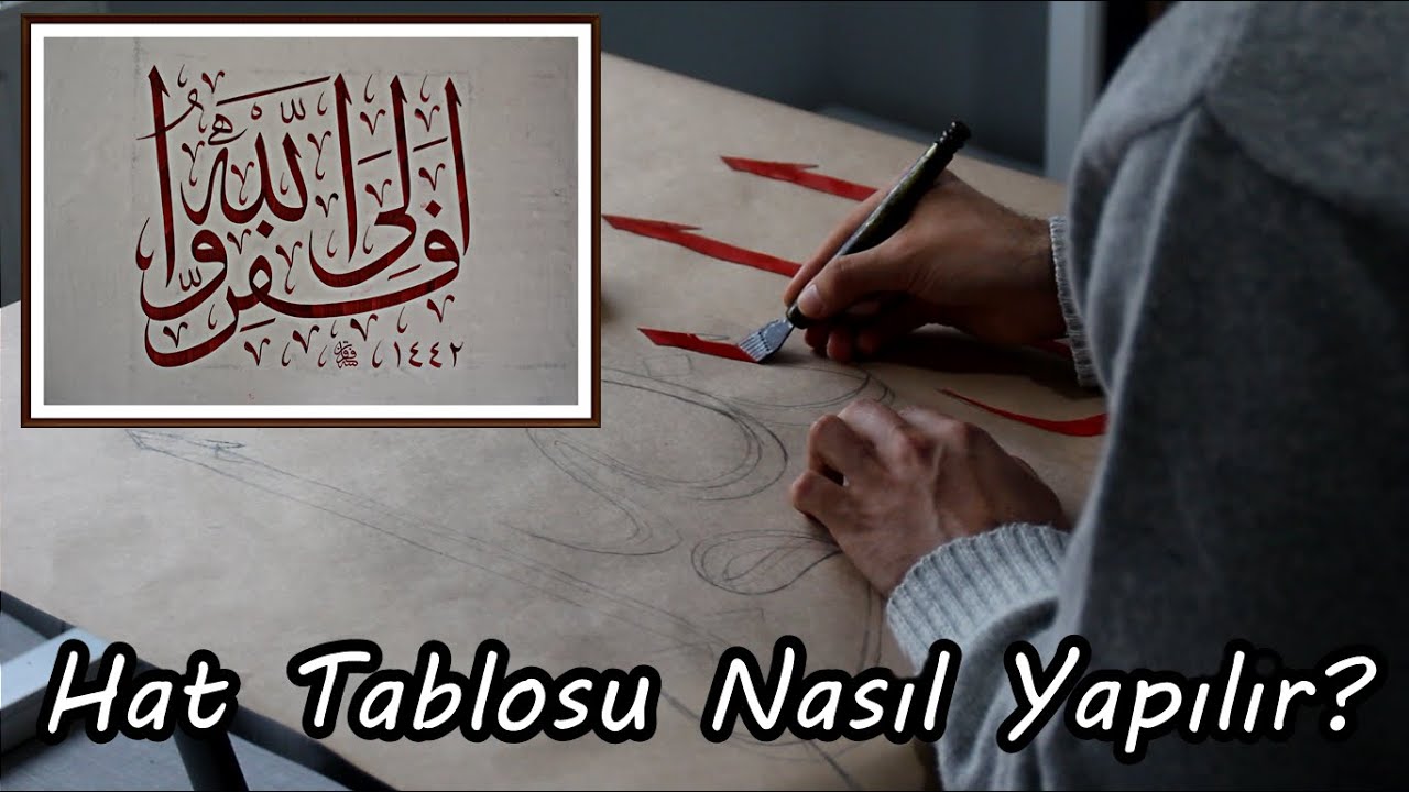 Orjinal Bir Hat Sanatı Tablosu Nasıl Yapılır? Tasarım Fikirleri #6