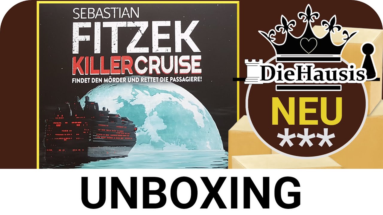 Sebastian Fitzek &ndash; Killercruise | Unboxing (moses. Verlag) Neuheit Spiel.digital 2020 (deutsch)