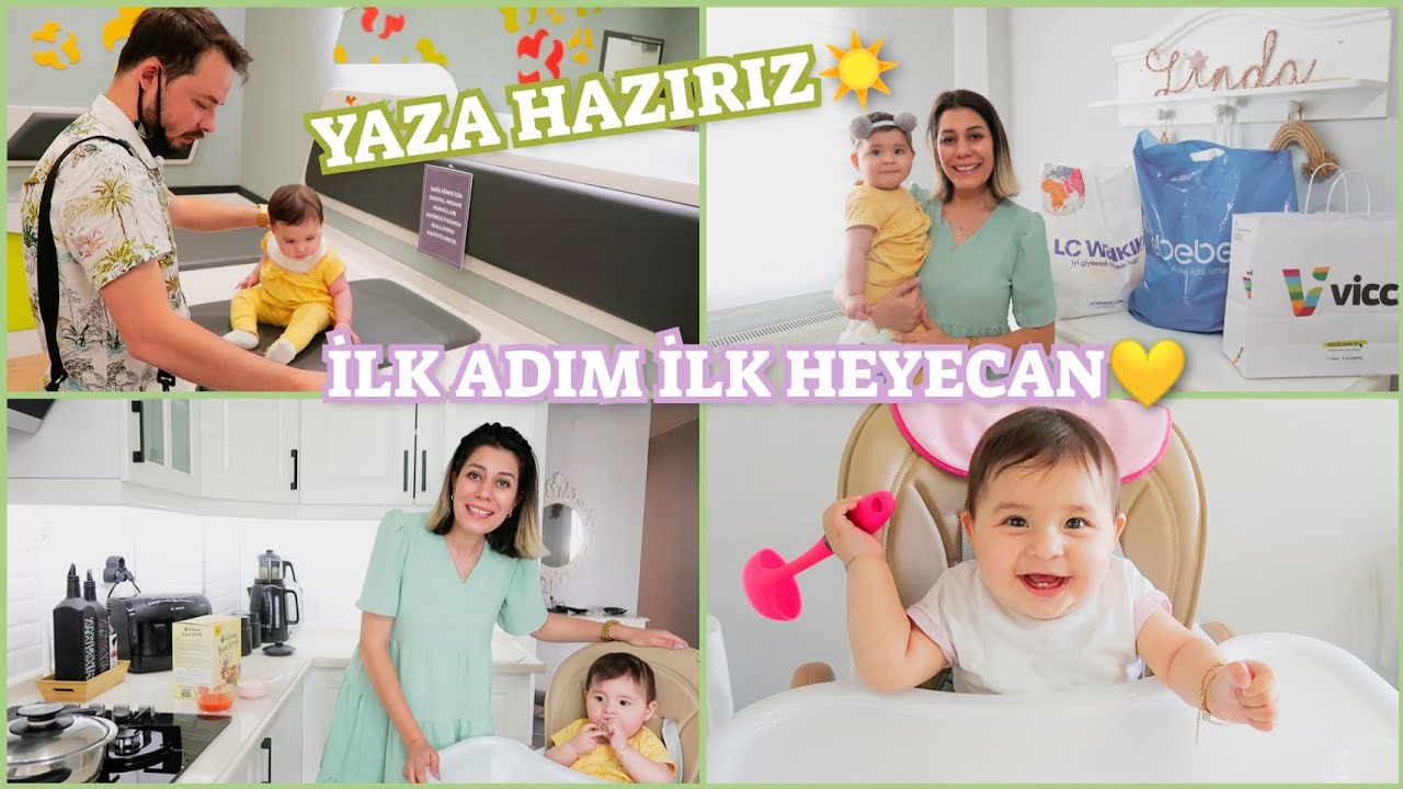 MİRA LİNDA İÇİN DEV YAZLIK ALIŞVERİŞİMDE NELER VAR😍İLK ADIM İLK HEYECAN❤️TUĞBA CANER VLOG