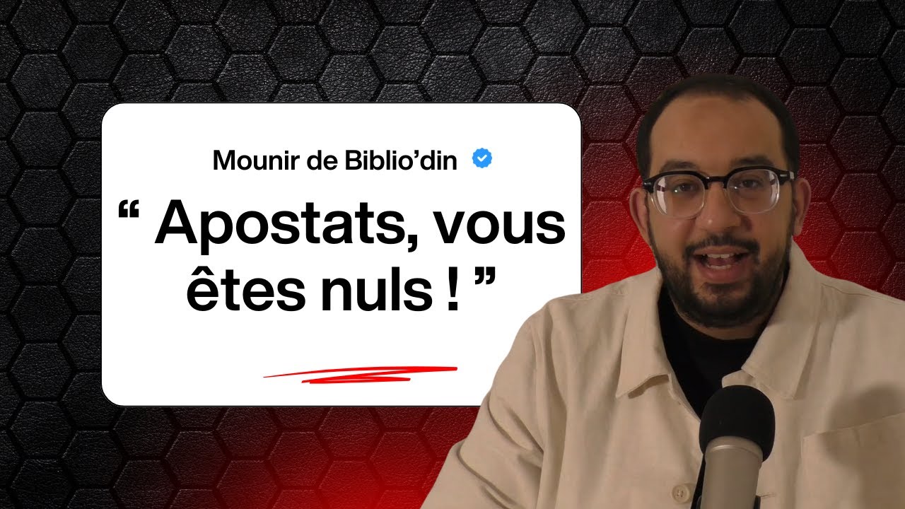 Message aux apostats : 