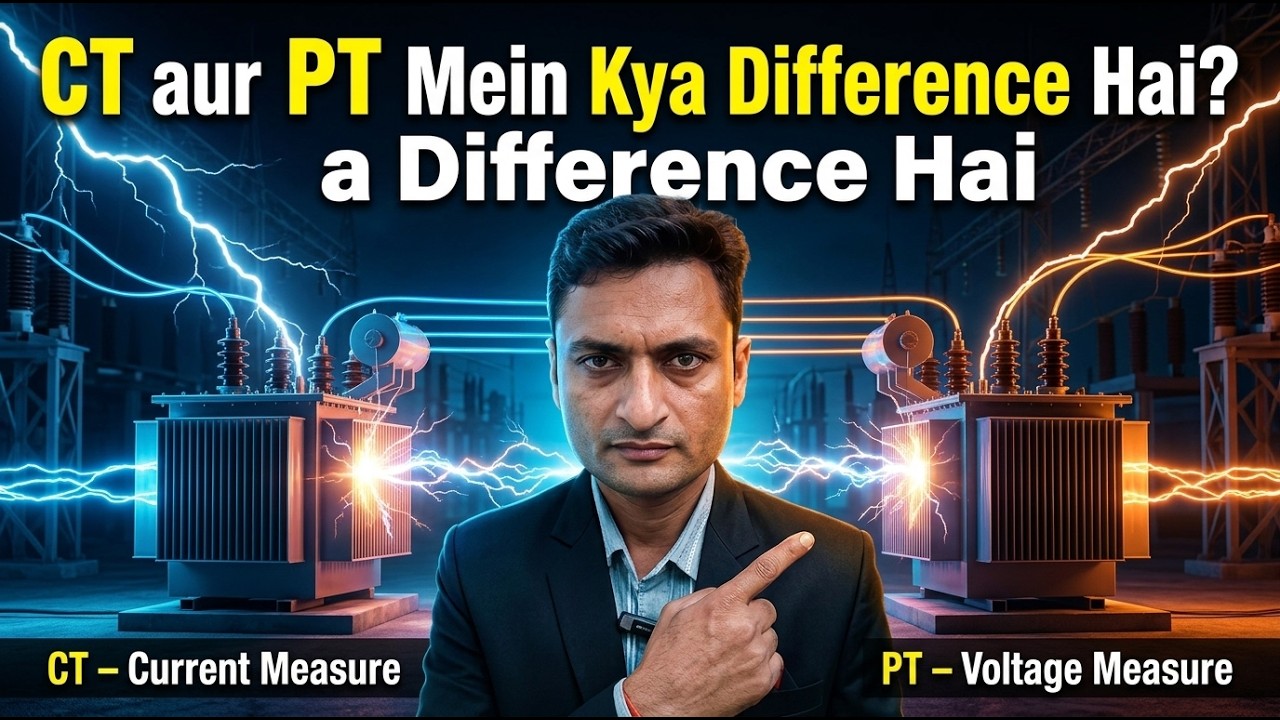 Current Transformer and Potential Transformer | CT and PT difference in hindi