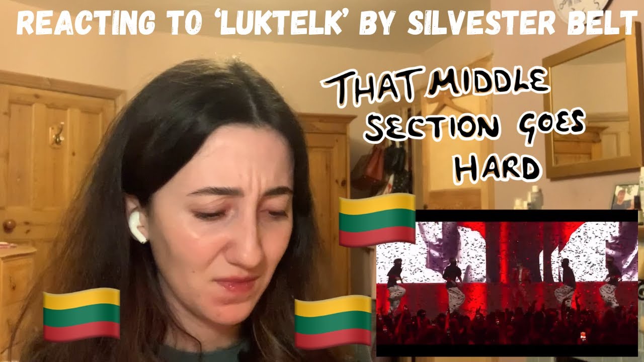 LITHUANIA EUROVISION 2024 - REACTING TO ‘LUKTELK’ BY SILVESTER BELT (FIRST LISTEN)