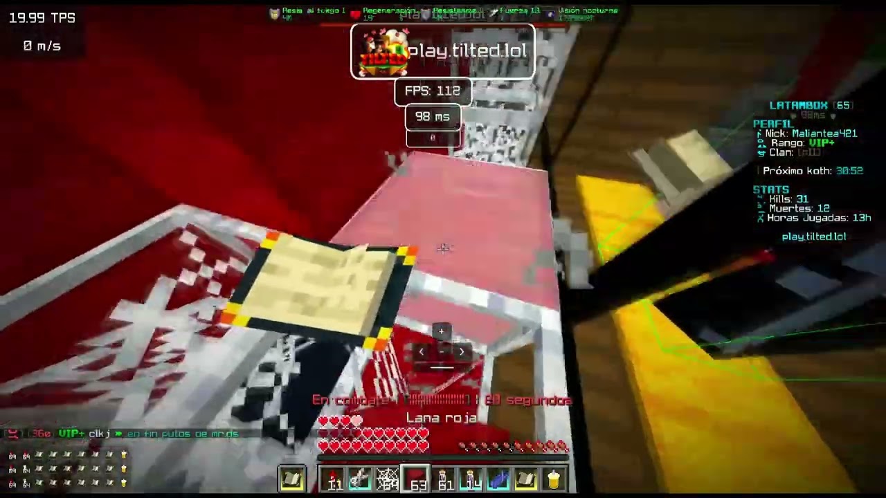 Me mata chiter en tilted