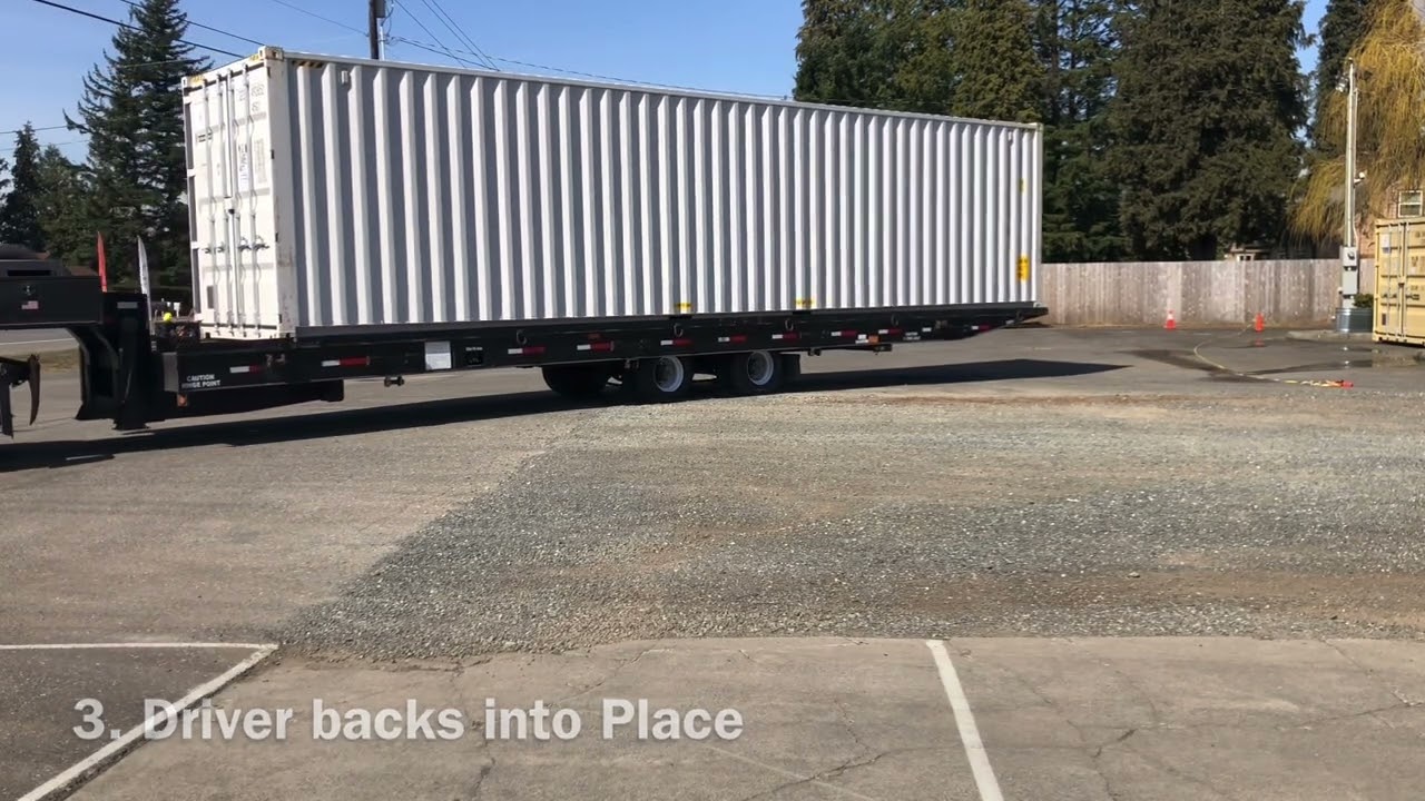 How 40 ft Containers are Delivered | Get Simple Box