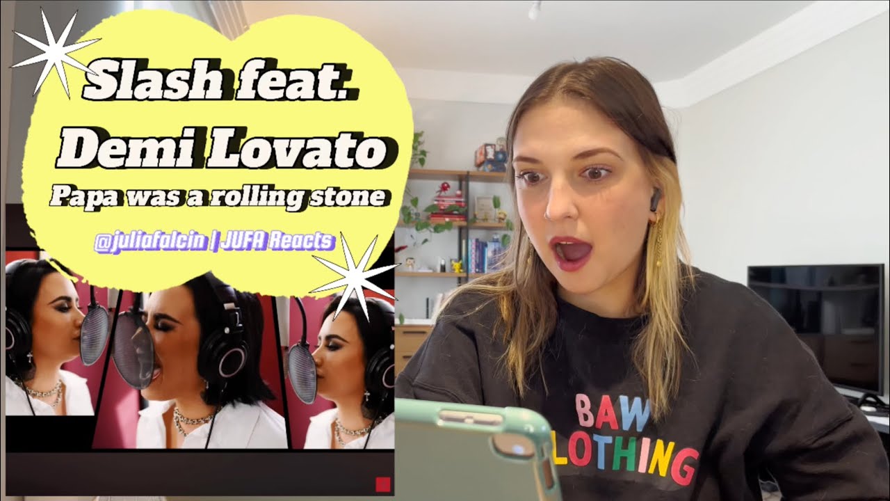 Slash feat. Demi Lovato - Papa Was a Rolling Stone REACTION | JUFA Reacts