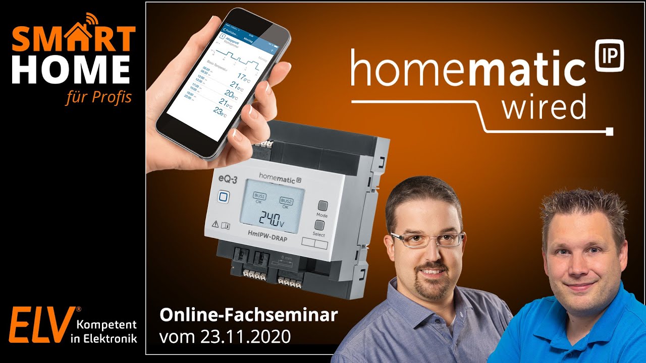 ELV Online-Fachseminar - Homematic IP Wired - Advanced Routing