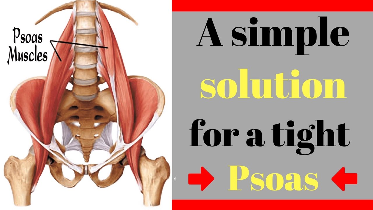 Расслабление напряженной пояснично-подвздошной мышцы (Psoas)