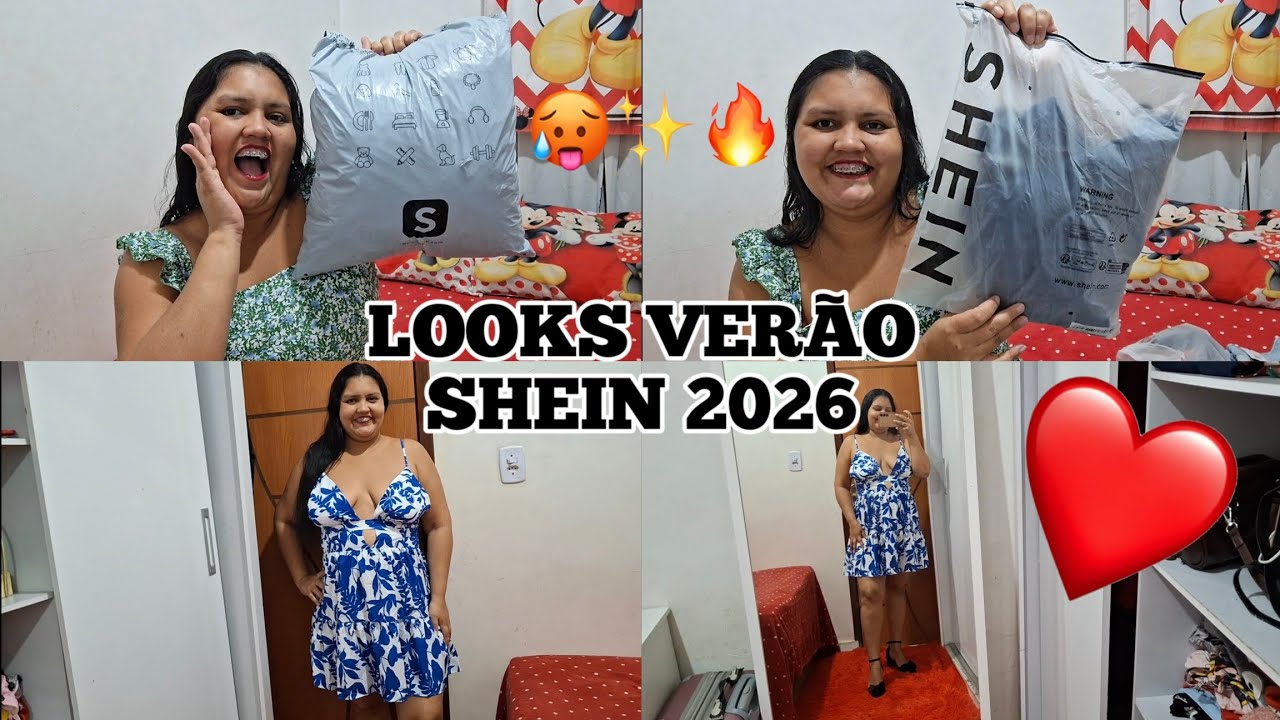 LOOKS SHEIN TENDÊNCIA VERÃO 2026 #SHEINsaveinstyle #SHEINtrends #ad 