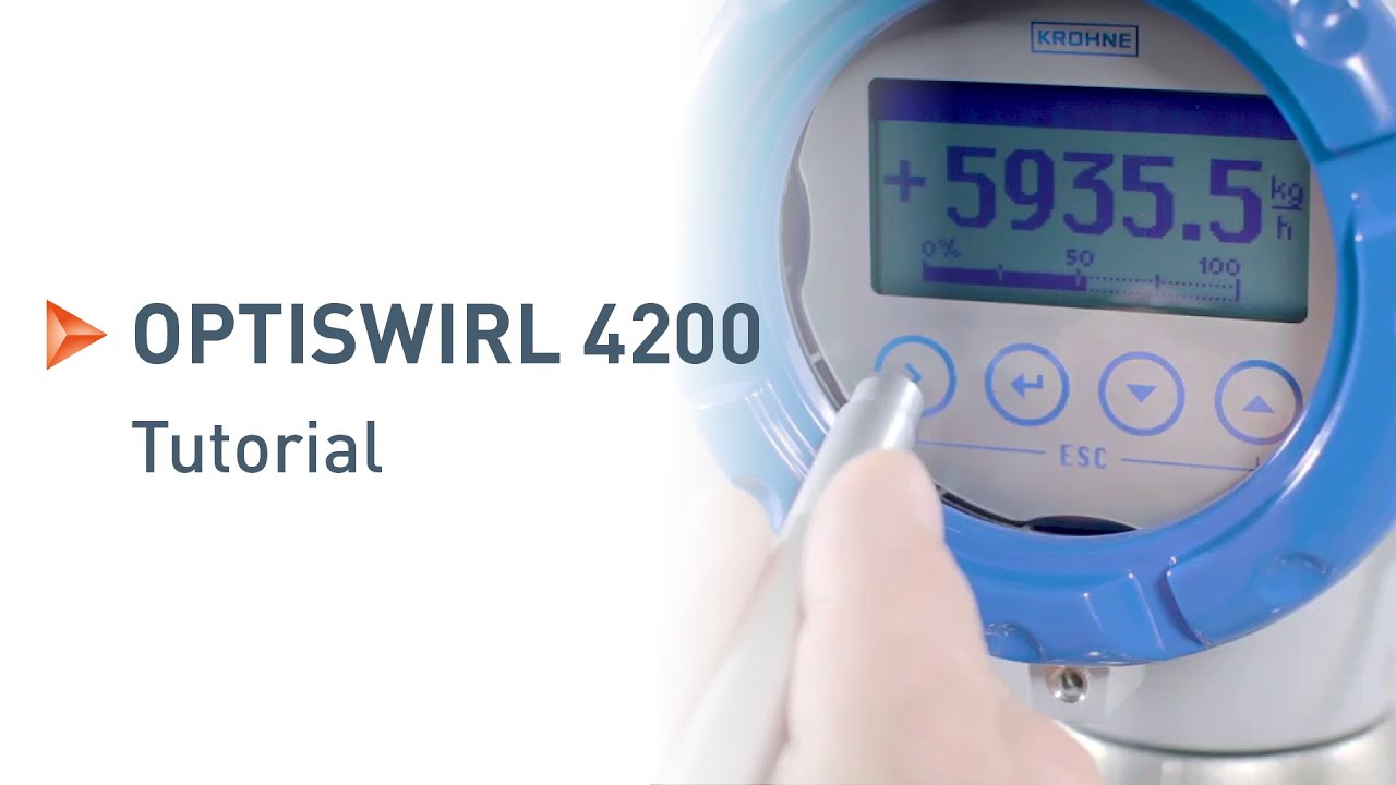 OPTISWIRL 4200: Installation, commissioning and verification (ICV) | KROHNE Tutorials