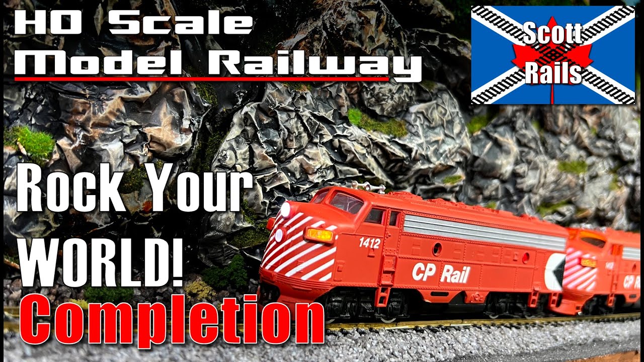 Making A Rock Cliff Face For My New Model railway Layout - Part Four - Ballast And Final Details
