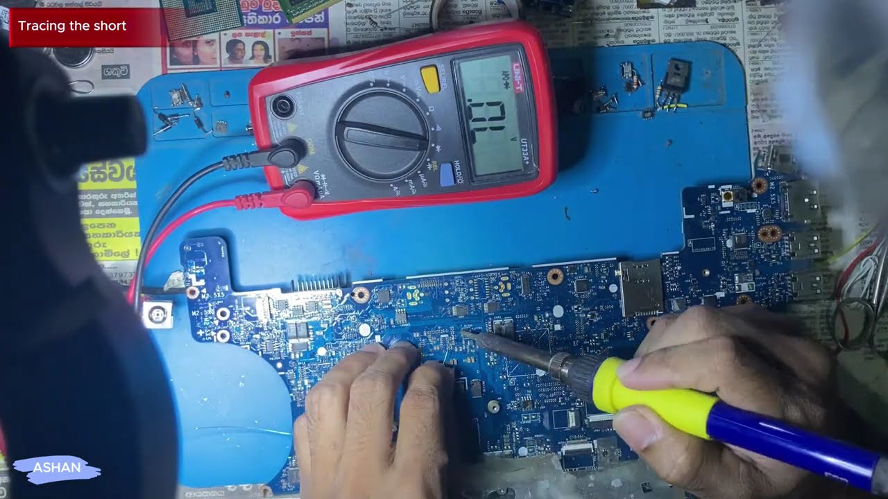 Dell Latitude E6430 No Power Repair | Motherboard Troubleshooting Time-lapse