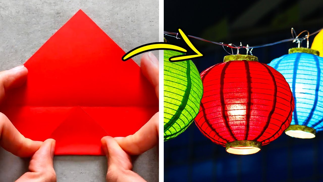 38 CUTE DECOR IDEAS WITH PAPER CRAFTS