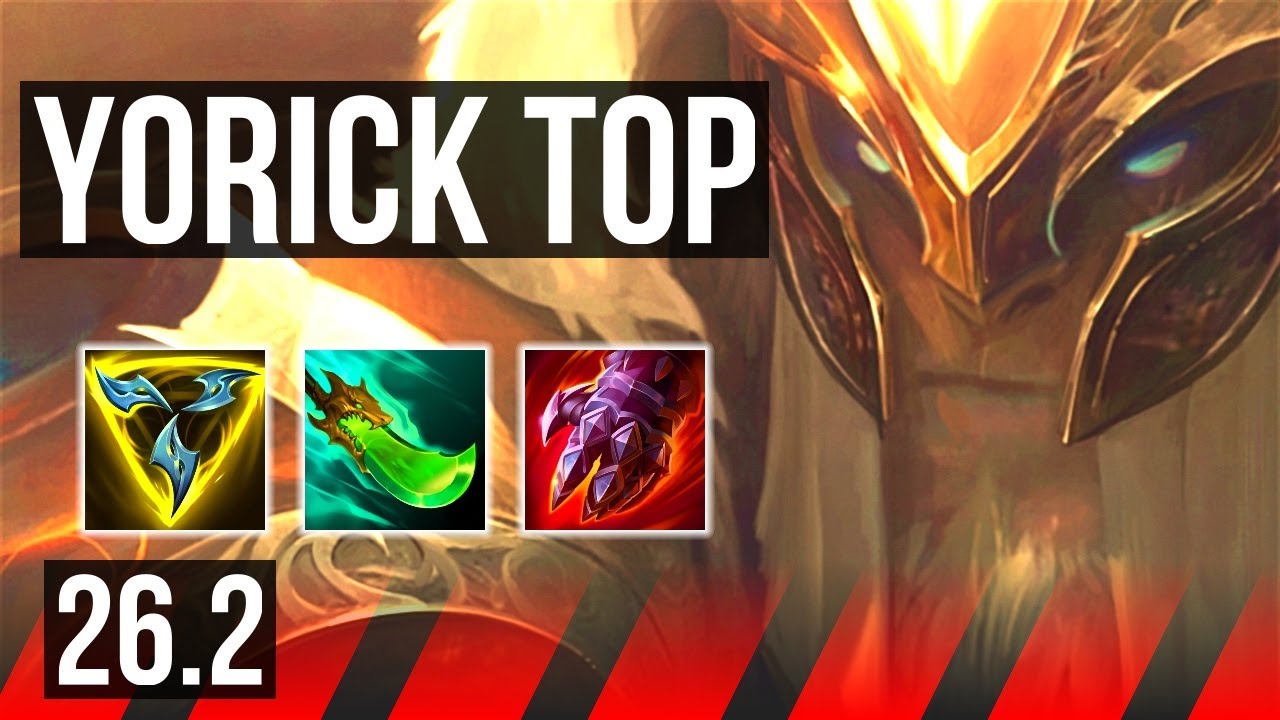 YORICK vs VAYNE (TOP) | 71K damage, 4k gold comeback | EUW Challenger | 26.2