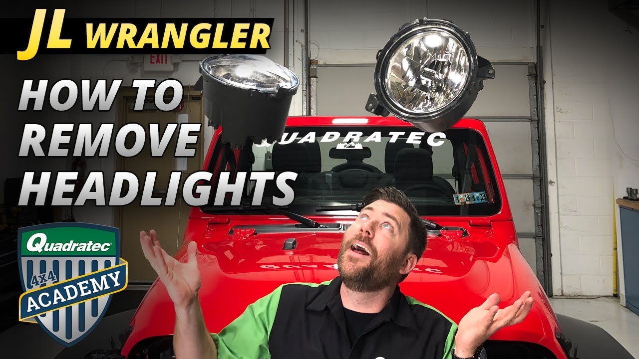 How to Remove Headlights in a 2018 Jeep Wrangler JL