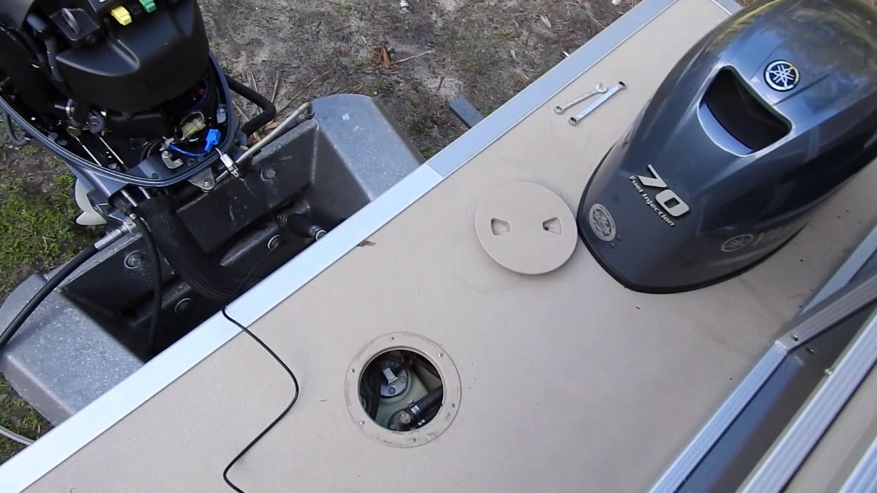 NMEA 2000 Install on a pontoon boat. Yamaha F70 to Garmin 54cv fishfinder.