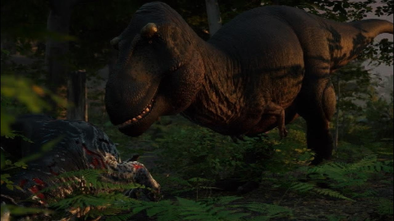PT Tyrannosaurus rex Hunting | Path of Titans