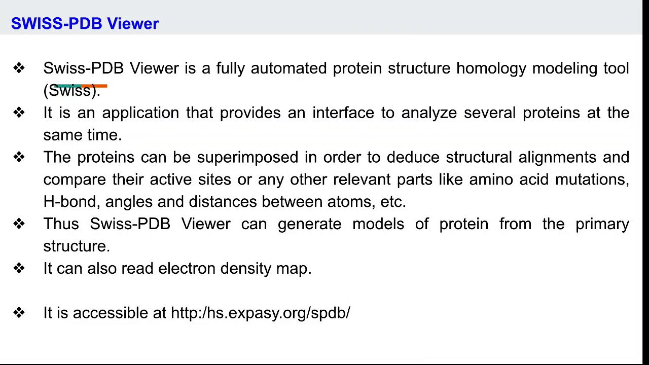 SWISS PDB viewer