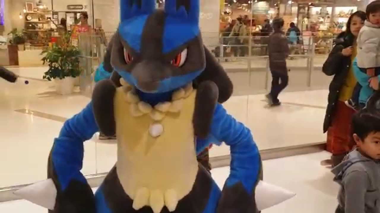 Lucario on Pokémon Center TOKYO-BAY