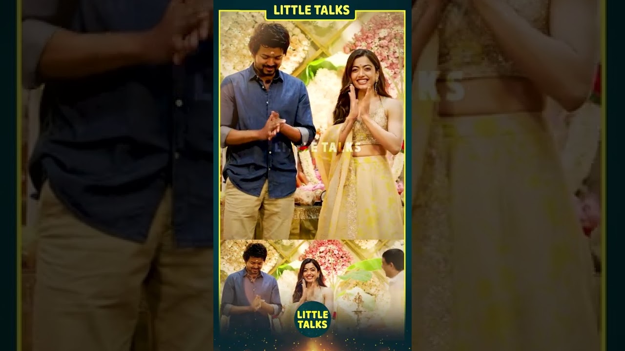 Thalapathy Vijay & Rashmika Mandanna's Cute Unseen Video 😍| #shorts