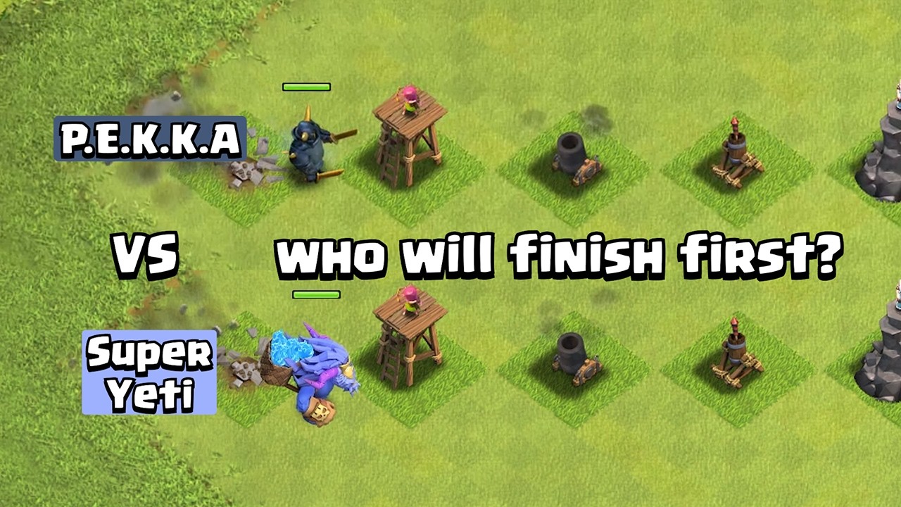 1 Troop VS 14 Defenses | Clash of Clans