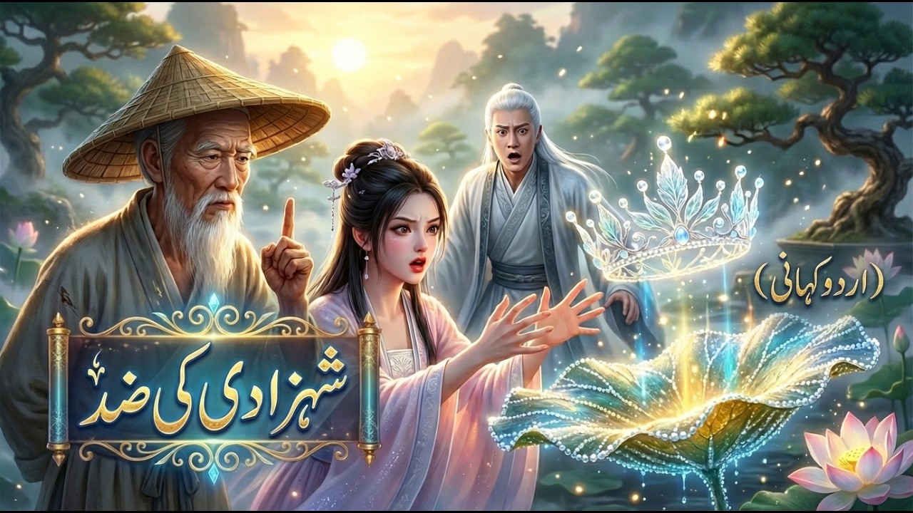 The Dewdrop Crown and the Stubborn Princess | Fairytales | Urdu story | @TensionKiller