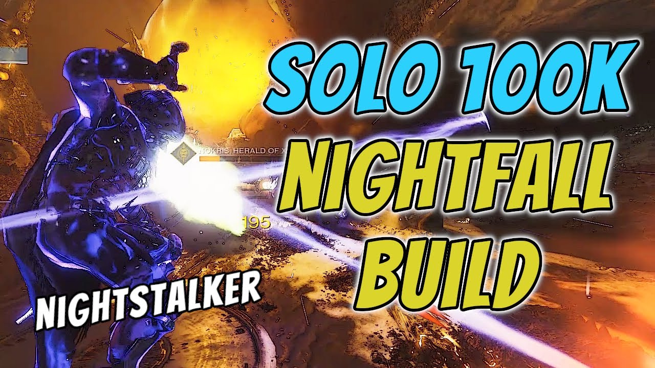 SOLO 100K Nightfall Nightstalker Hunter Build - Strange Terrain | Destiny 2