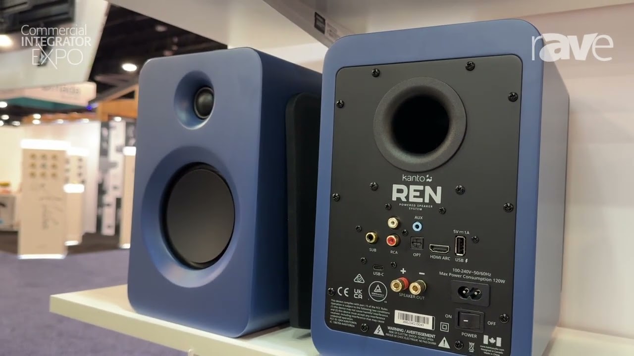 Commercial Integrator Expo 2024: Kanto Audio Features Kanto ORA and Kanto REN Powered Speaker