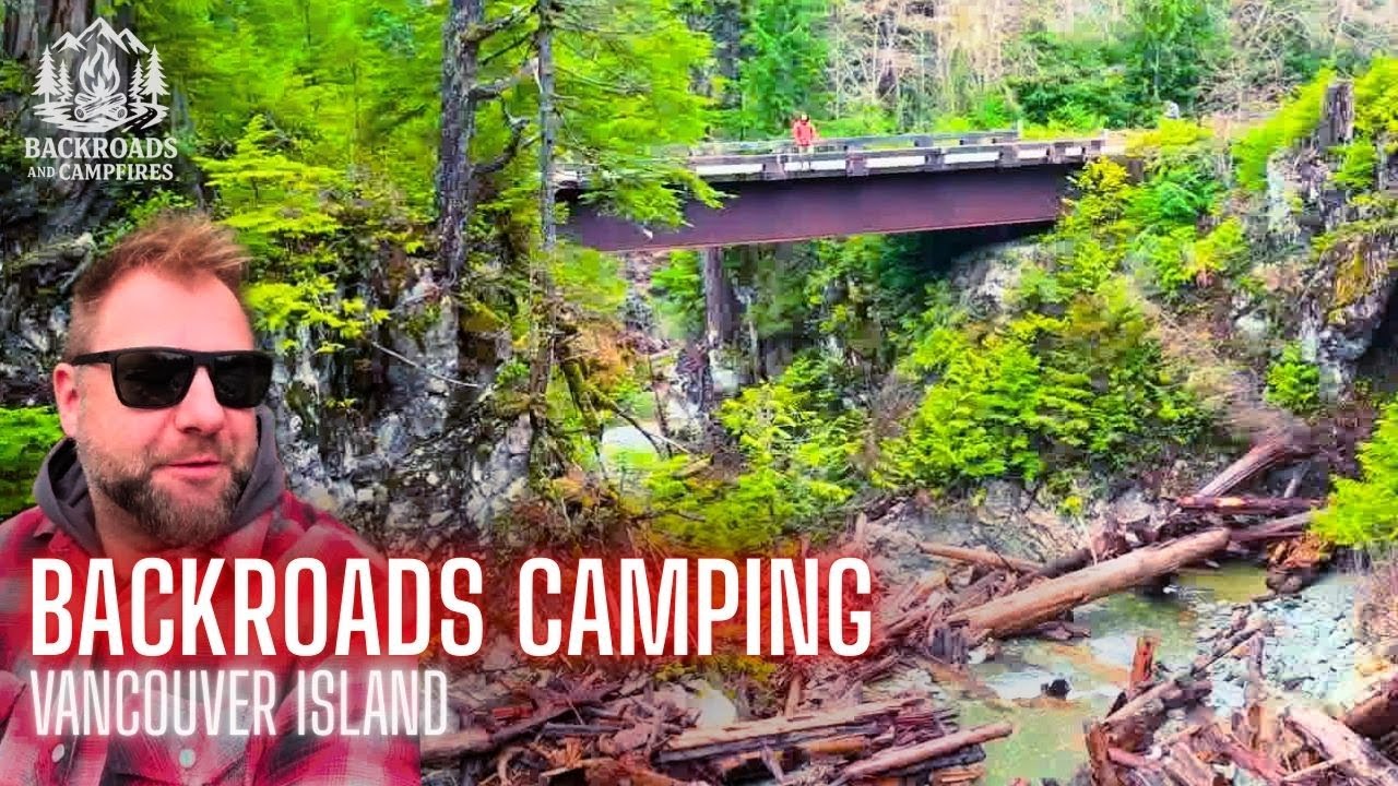 Вот почему кемпинг на задних дорогах острова Ванкувер — это круто | Закат в дикой местности с вид...