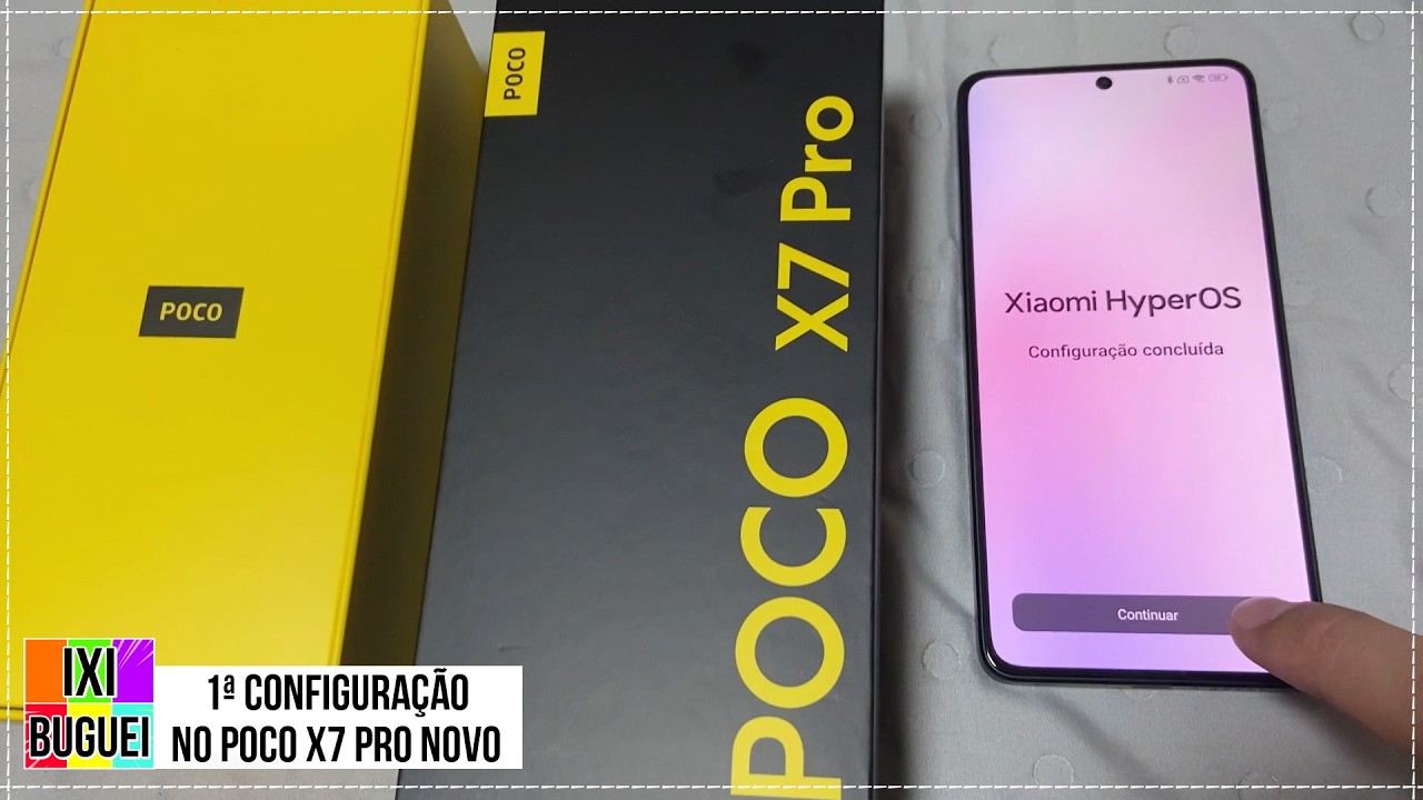COMO CONFIGURAR POCO X7 PRO NOVO AO LIGAR PELA PRIMEIRA VEZ ( primeiros passos )