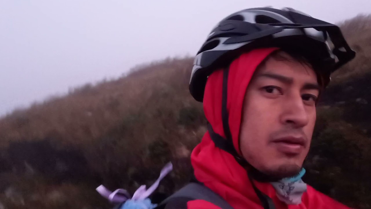 Peregrinación en bicicleta a la virgen del Cisne.