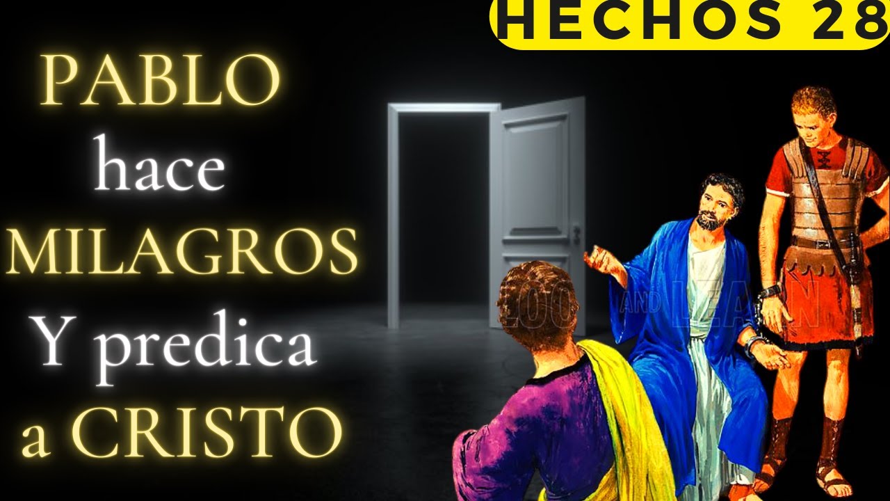 Hechos 28 - pt 1 - El Apóstol PABLO realiza Milagros en la ISLA de MALTA - Dios revela su Gracia