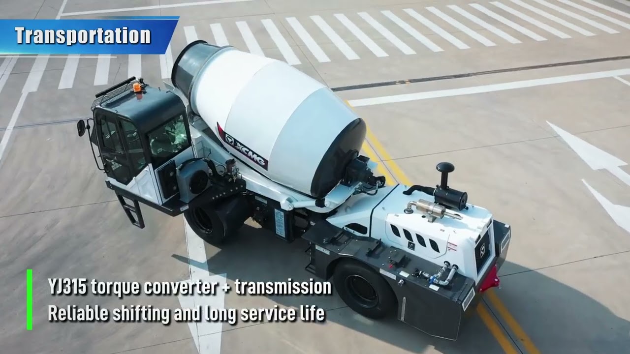 XCMG Self-Loading Concrete Mixer Truck – Compact, Smart, Efficient