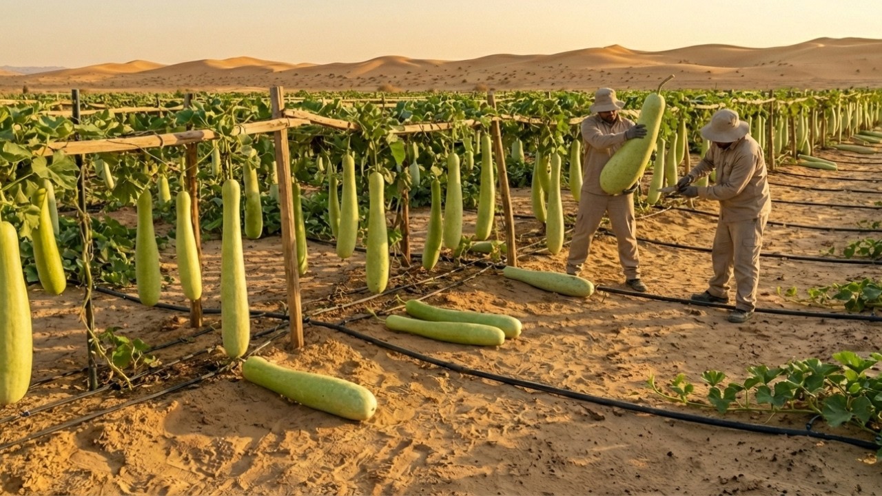 Growing Bottle Gourd in the Desert: Complete Guide from Seed to Harvest | Desert Farming Success