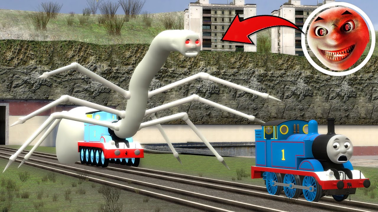 Building a Thomas Train Chased By Cursed Thomas and Friends,Thomas Train Eater in Garry's Mod