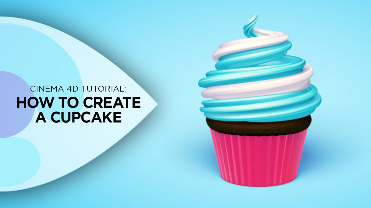 Cinema 4D Tutorial - How to Create a Cupcake Using the Mograph Module