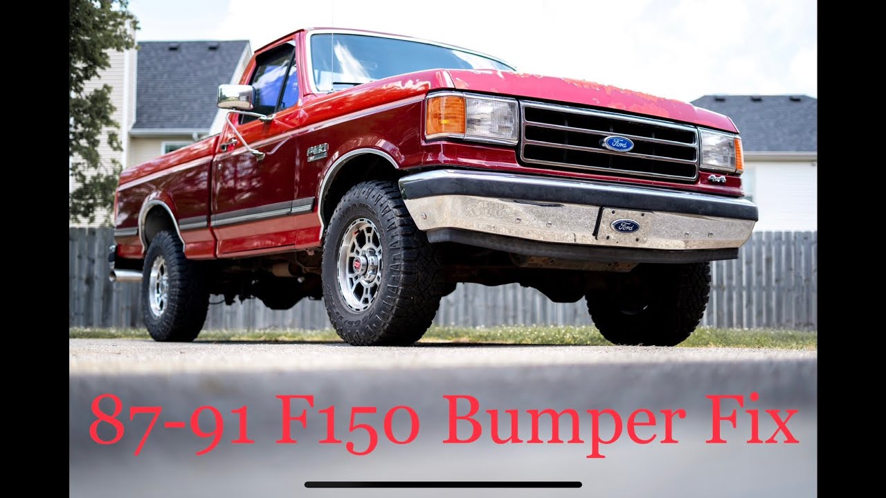 87-91 F150 Bumper Fix