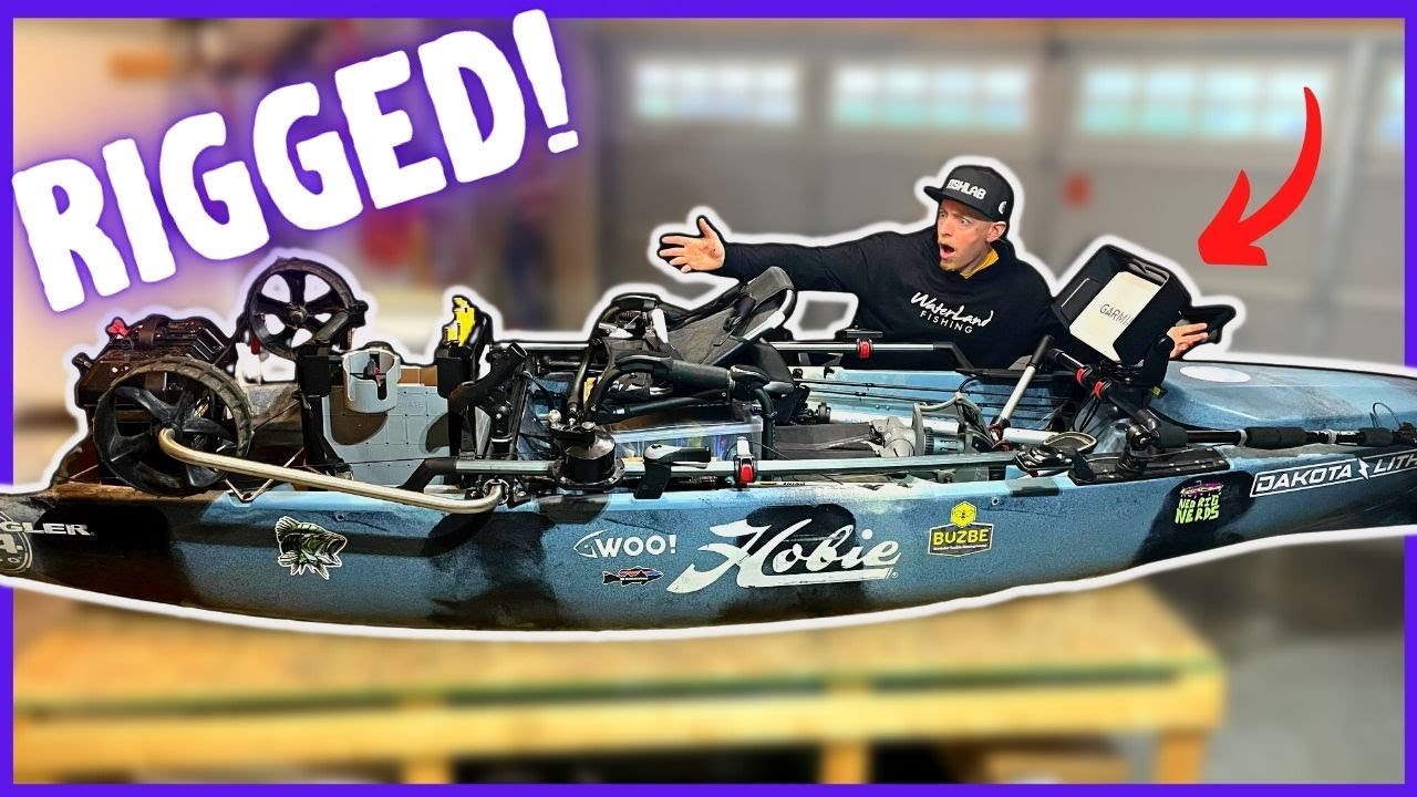 Полностью ОСНАЩЕННЫЙ Hobie Pro Angler с Garmin Panoptix!
