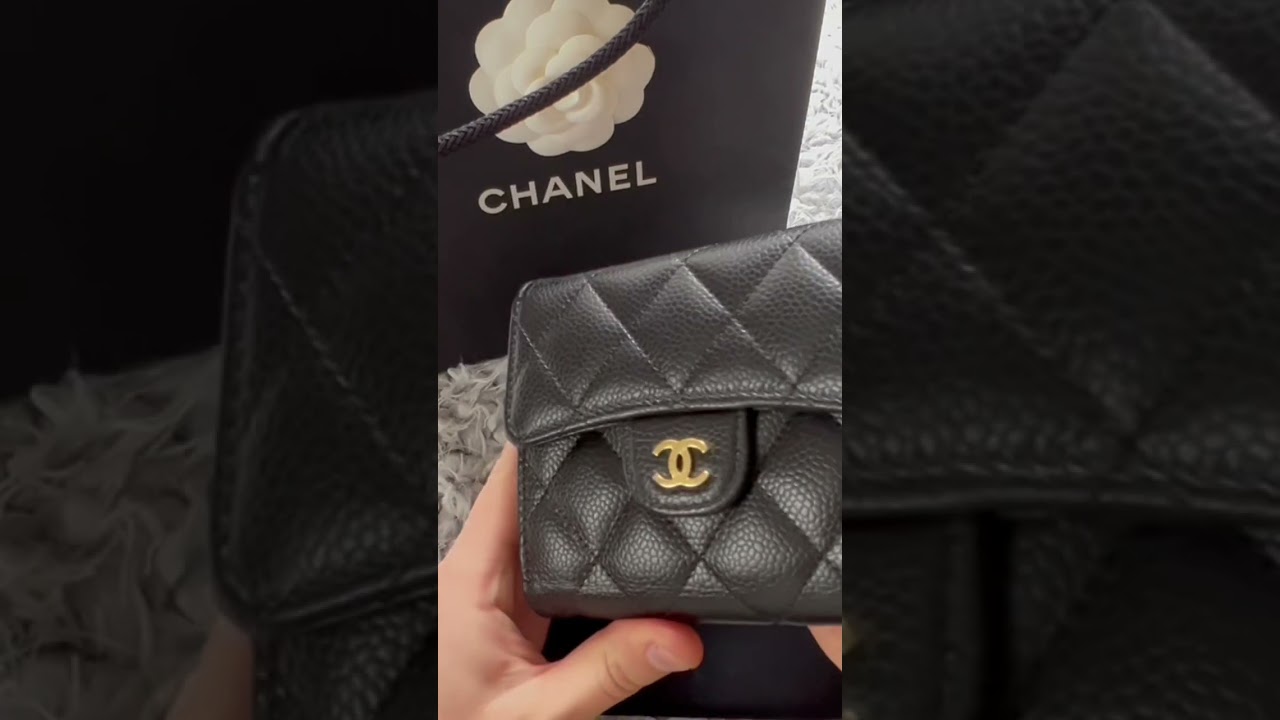Unboxing Chanel Timeless Small Flap Wallet #chanel #unboxing #luxury
