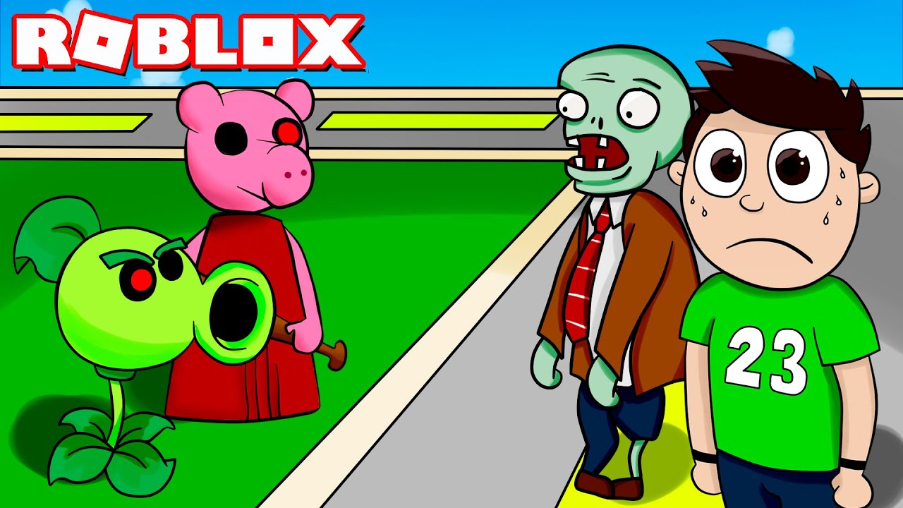 CREAN EL MAPA de PLANTAS vs ZOMBIES en PIGGY BUILD MODE !!